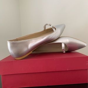 Just a fun pair of silver shoes.